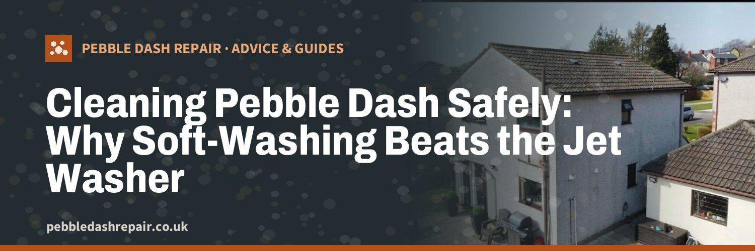 Cleaning Pebble Dash Safely: Why Soft-Washing Beats the Jet Washer